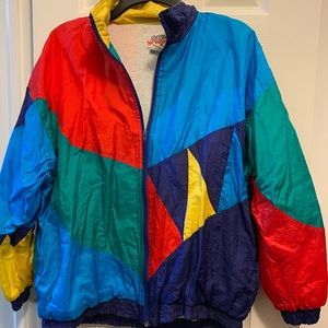 VINTAGE 90’s COLOR BLOCK WIND BREAKER
